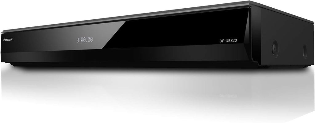 Panasonic Streaming Blu Ray DVD Player, 4K Blu Ray Player with Dolby Vision and HDR10+ Ultra HD Premium Video Playback, Hi-Res Audio, Voice Assist - DP-UB820-K (Black)