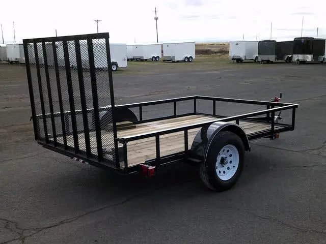 6×10 Single Axle Utility Trailer – Wood Floor &amp; LED Lights
