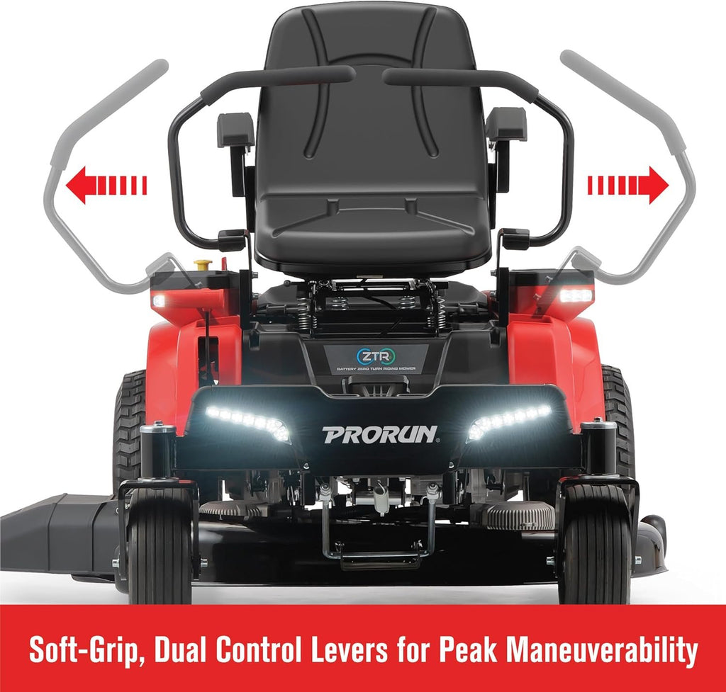 PRORUN 60V Zero Turn Riding Lawn Mower