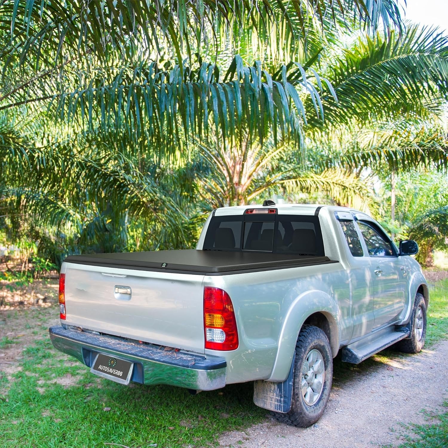 AUTOSAVER88 Soft Tri-Fold Tonneau Cover for 2019–2025 Silverado/Sierra 1500 5.8ft Bed