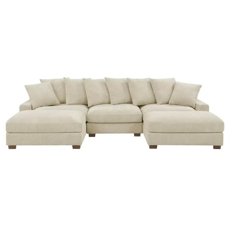 Ashira 5 - Piece Corduroy Sectional