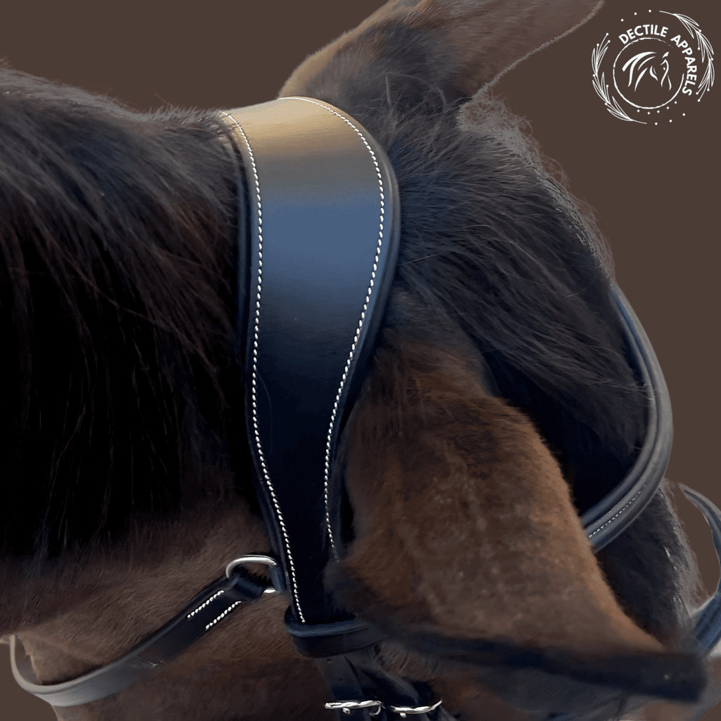 Black Leather Western Snaffle Bridle