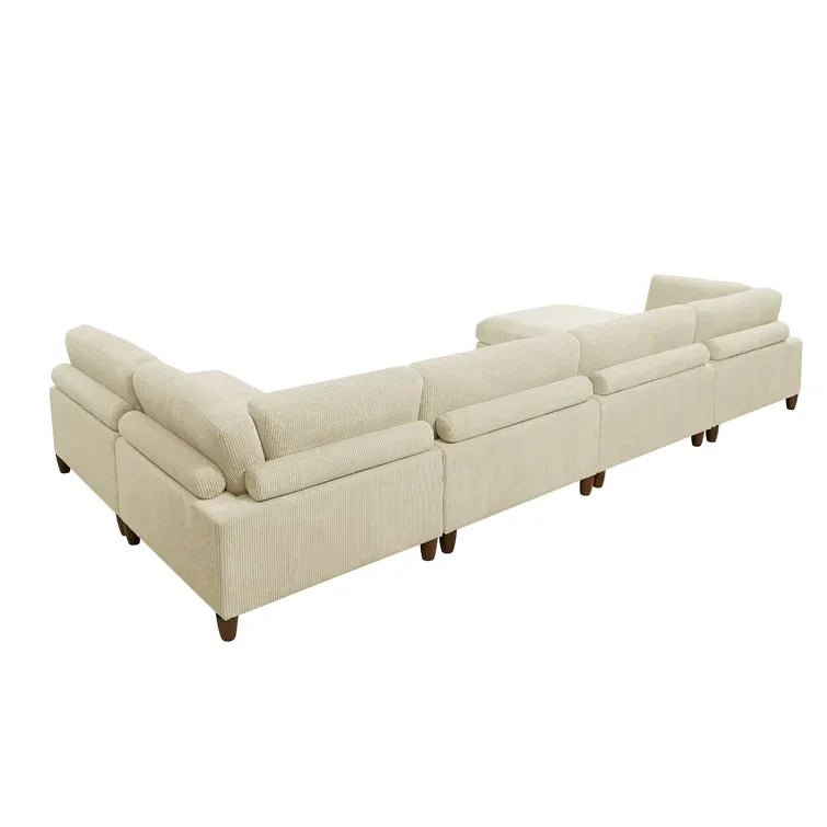 Espinosa 6 - Piece Corduroy Sectional